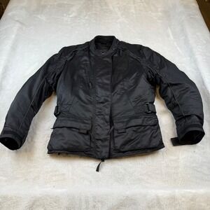 Tour Master Trinity Series 2 Jacket‎ Womens Black Motorcycle Riding Size 12 14
